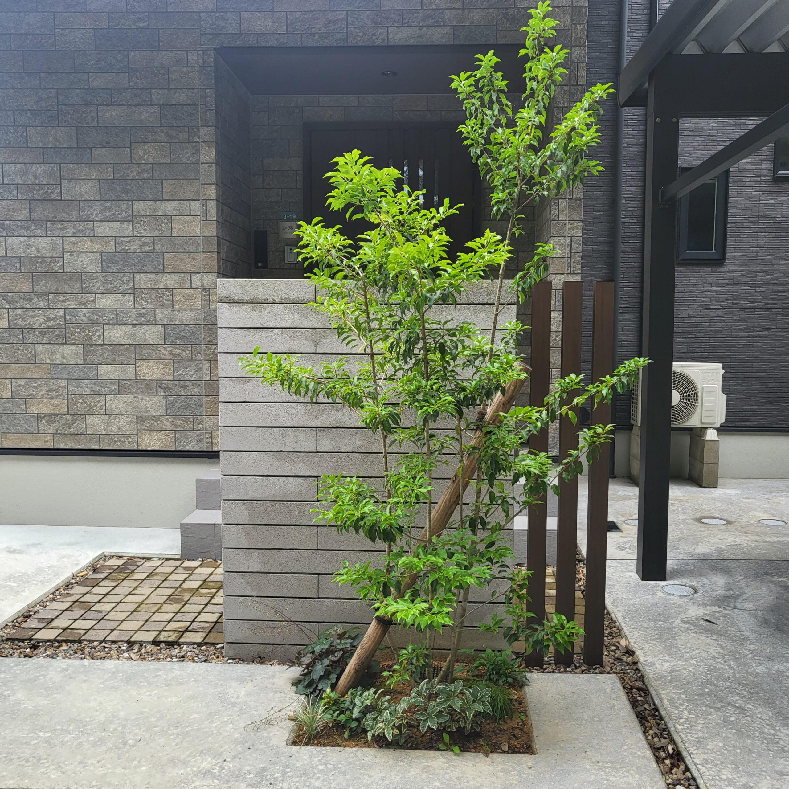 お庭、アプローチ工事４